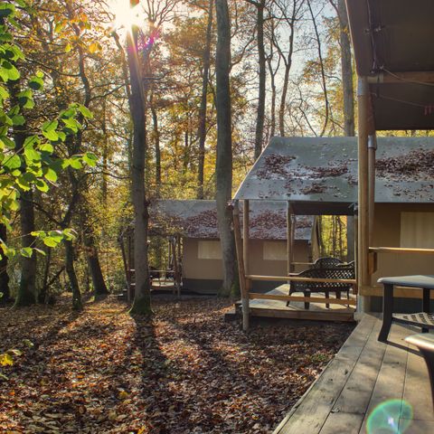 Tente en toile et en bois 6 personnes - Forêt