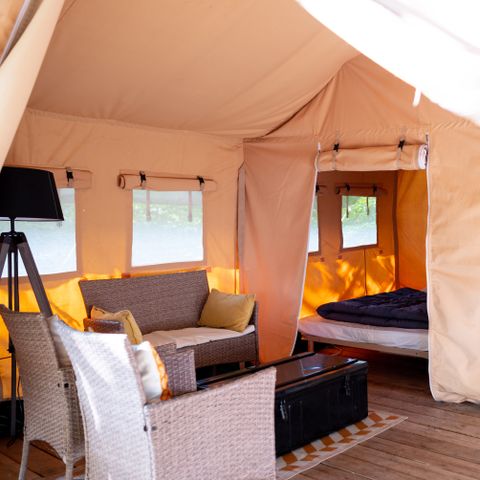 Tente en toile et en bois 4 personnes