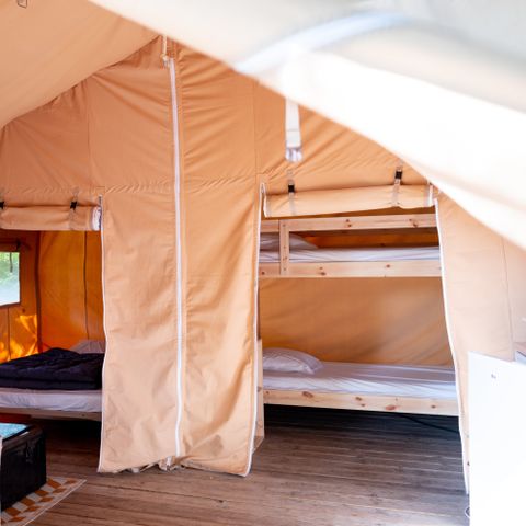TENTE TOILE ET BOIS 4 personnes