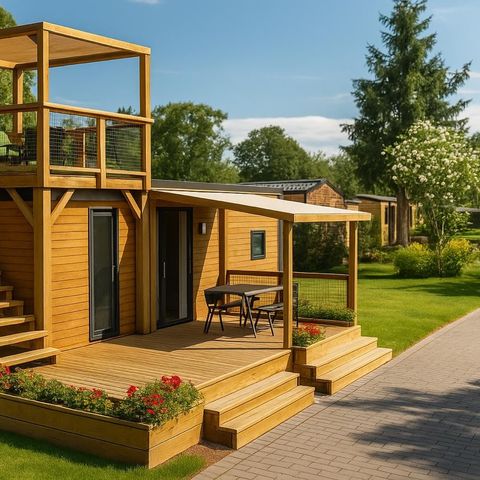 MOBILHOME 6 personnes - Mobil home Prestige Plus vue mer - 3 Chambres - 32m²