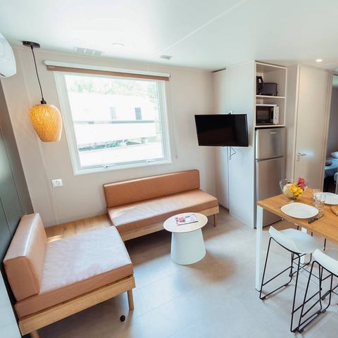 MOBILHOME 6 personnes - Exclusif - 3 chambres - 2 salles d'eau - Clim.