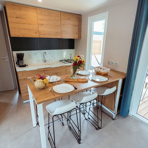 MOBILHOME 6 personnes - Exclusif - 3 chambres - 2 salles d'eau - Clim.