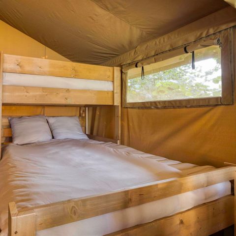 Tente en toile et en bois 5 personnes - Comet 27 - 5 personnes