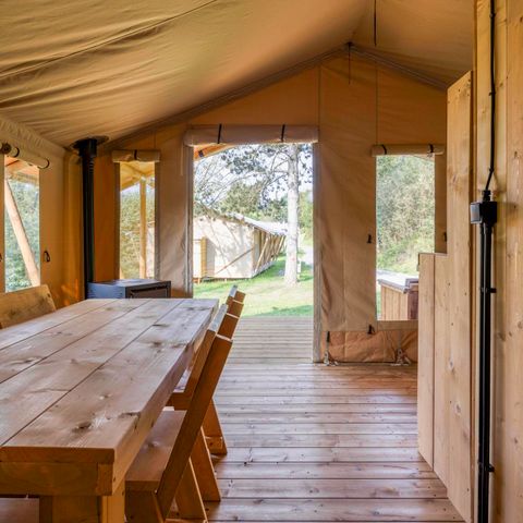 Tente en toile et en bois 5 personnes - Comet 27 - 5 personnes