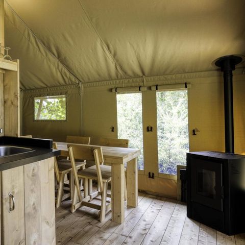 Tente en toile et en bois 5 personnes - Comet 27 - 5 personnes