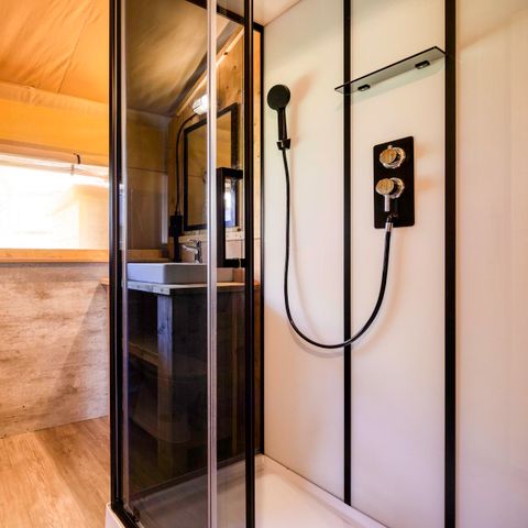 Tente en toile et en bois 5 personnes - Stardust 40 - 5 personnes
