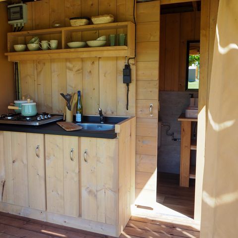 Tente en toile et en bois 2 personnes - Shimmer - 2 personnes
