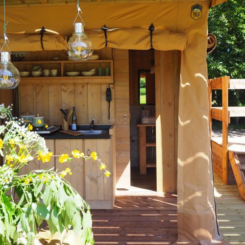 Tente en toile et en bois 2 personnes - Shimmer - 2 personnes