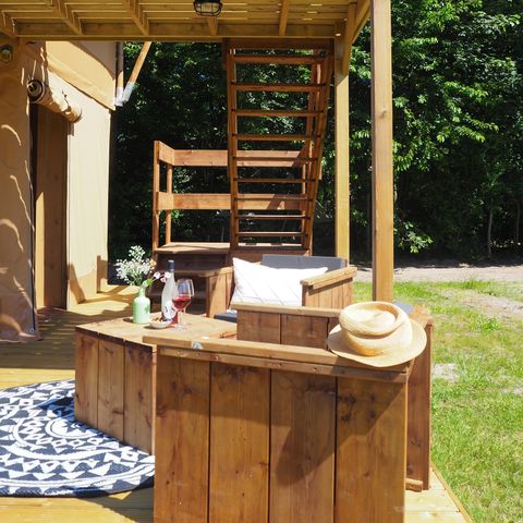 Tente en toile et en bois 2 personnes - Shimmer - 2 personnes