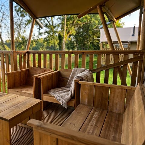 Tente en toile et en bois 5 personnes - Rêveur 40