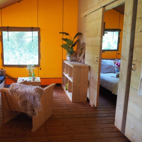Tente en toile et en bois 5 personnes - Rêveur 40