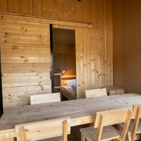 Tente en toile et en bois 5 personnes - Rêveur 40