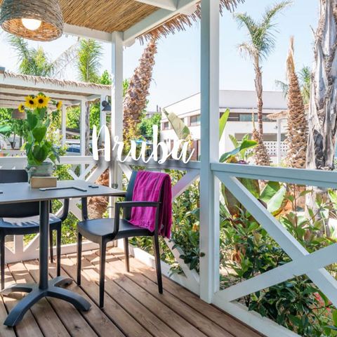 BUNGALOW 3 personnes - Bungalow Aruba bed and breakfast 3 pers