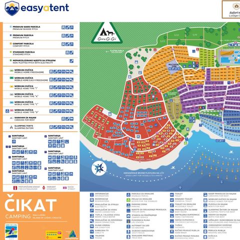 Tente en toile et en bois 5 personnes - Cikat - Safari tent Lodge (6P)