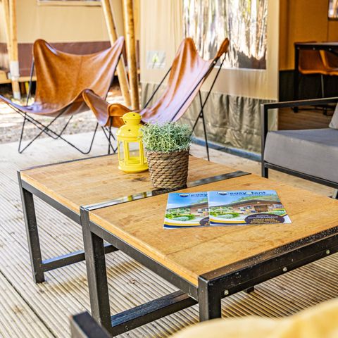 Tente en toile et en bois 5 personnes - Cikat - Safari tent Lodge (6P)