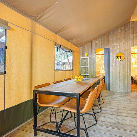 Tente en toile et en bois 5 personnes - Cikat - Safari tent Lodge (6P)