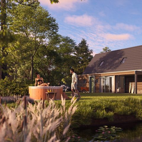 MAISON 6 personnes - Sauna extérieur en pierre de Carrier