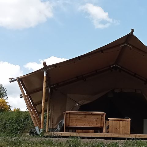 TENTE TOILE ET BOIS 5 personnes