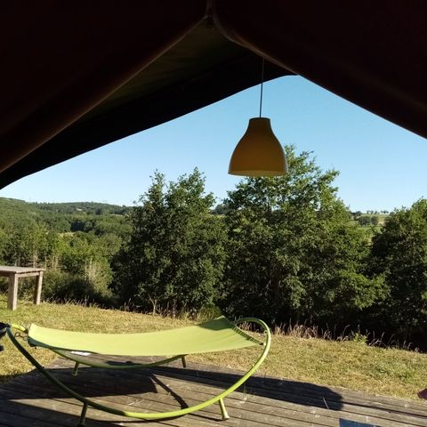 Tente en toile et en bois 6 personnes
