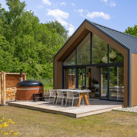 BUNGALOW 4 personnes - Villa forestière Heidehaas avec bain à remous