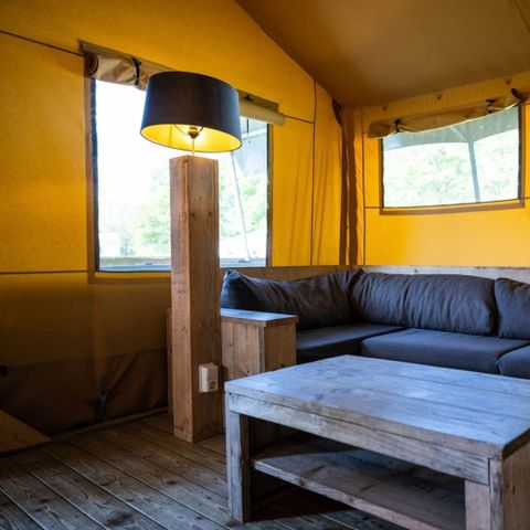 TENTE TOILE ET BOIS 6 personnes - Tente de camping