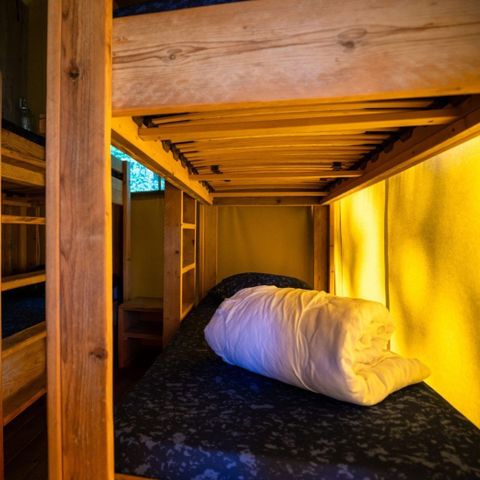 Tente en toile et en bois 6 personnes - Tente de camping