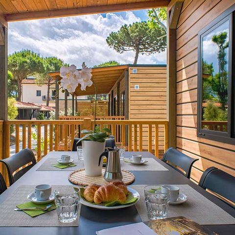 MOBILHOME 4 personnes - Lodge Deluxe Family Pet Allowed