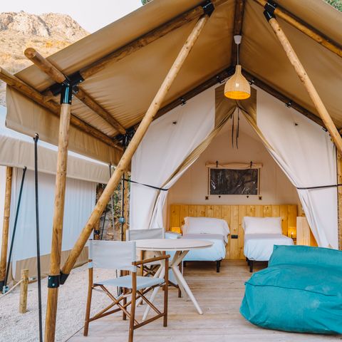 TENTE TOILE ET BOIS 2 personnes - SAFARI ARENA 2