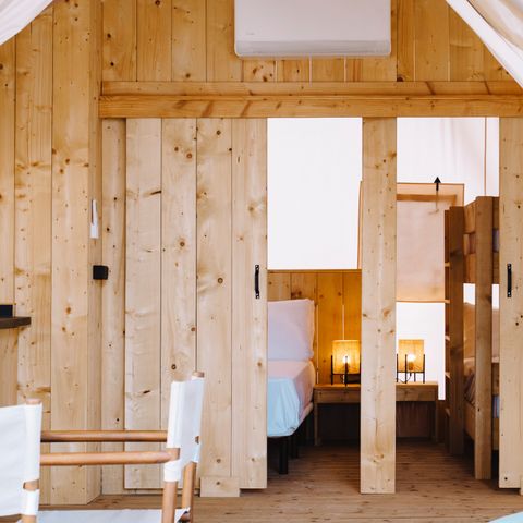 TENTE TOILE ET BOIS 5 personnes - SAFARI ARENA 5