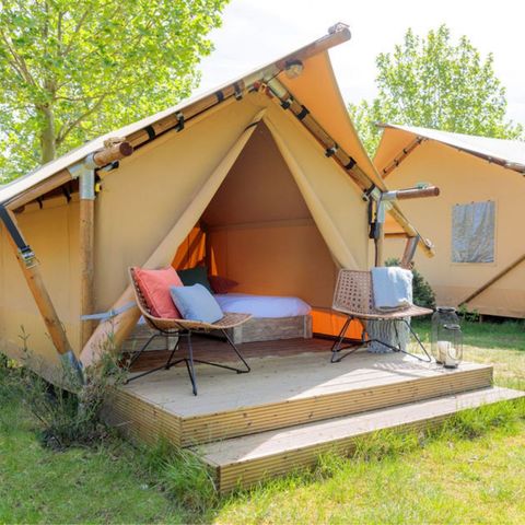Tente en toile et en bois 2 personnes - Tente Safari I 2 pax