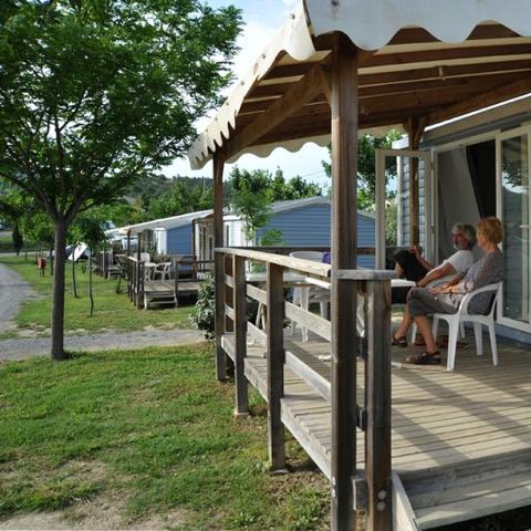 MOBILHOME 6 personnes - 3 chambres Riviera  climatisé 32m²