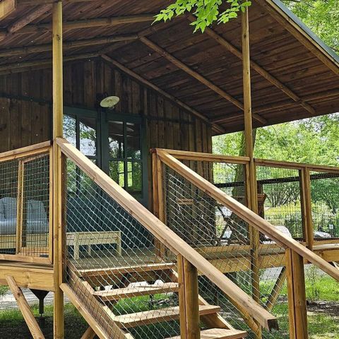 CHALET 2 personnes - Cottage 1 chambre SPA Privé - Lescar SPA D018