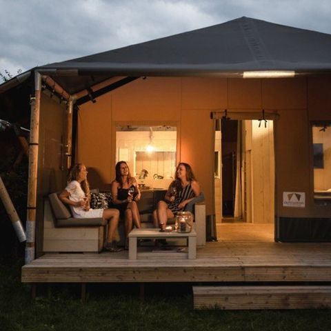 TENTE TOILE ET BOIS 6 personnes - Chalet Villatent