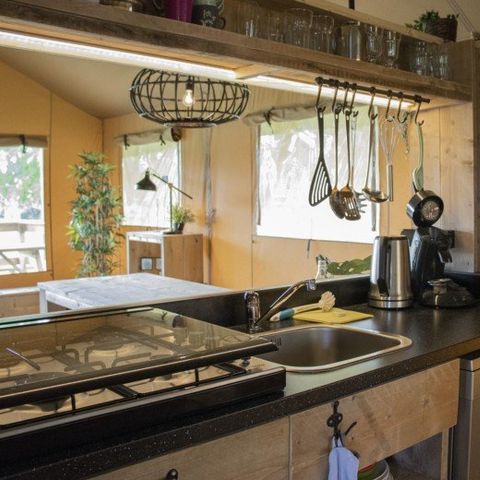 TENTE TOILE ET BOIS 6 personnes - Chalet Villatent