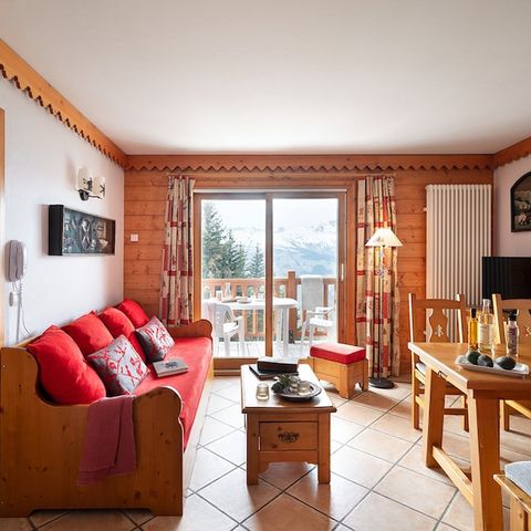 Appartement 6 personnes - 2 chambres - Vue montagne - Balcon