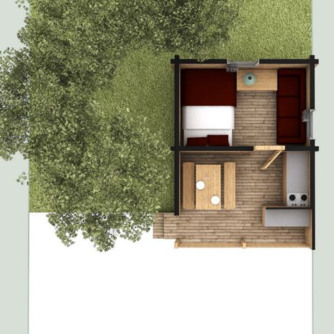 CHALET 2 personnes - Cabane en bois