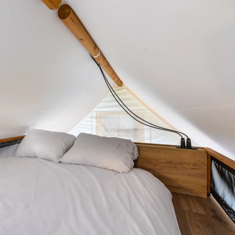 Tente en toile et en bois 4 personnes - Tente safari 2-4 personnes