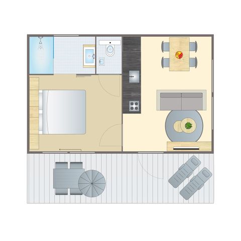 CHALET 2 personnes - Maison de vacances pour 2 personnes