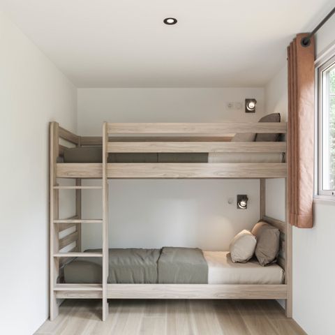 MOBILHOME 4 personnes - CONFORT 2 chambres 4 personnes clim PMR