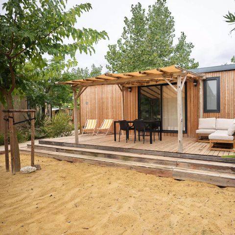 Mobilhome 4 personnes - Copy Cottage Roussane 3 Pièces 4 Personnes Climatisé + TV 2sdb