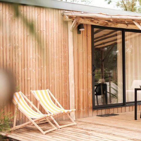 Mobilhome 4 personnes - Copy Cottage Roussane 3 Pièces 4 Personnes Climatisé + TV 2sdb