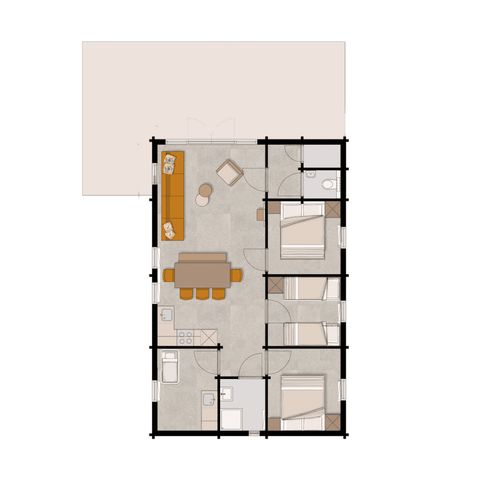 LODGE 6 personnes - Woezel & Pip Babylodge