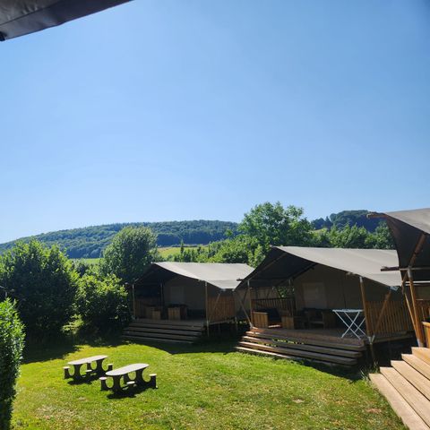 TENTE TOILE ET BOIS 6 personnes