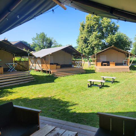 TENTE TOILE ET BOIS 6 personnes