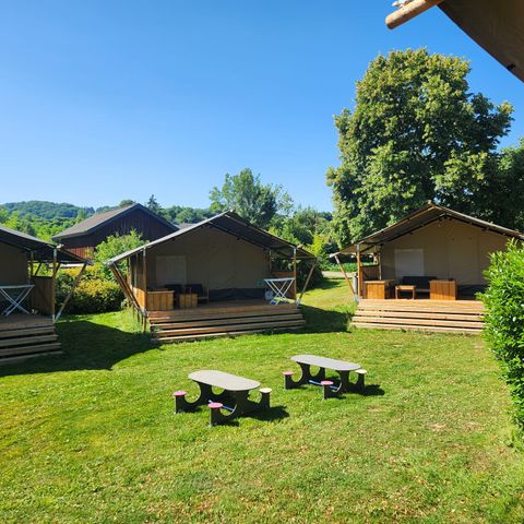 TENTE TOILE ET BOIS 6 personnes