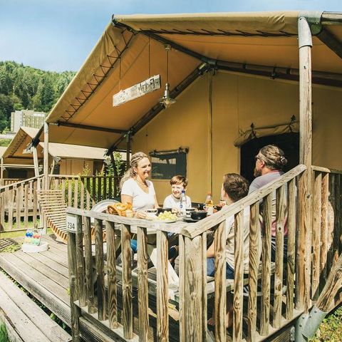 TENTE TOILE ET BOIS 6 personnes