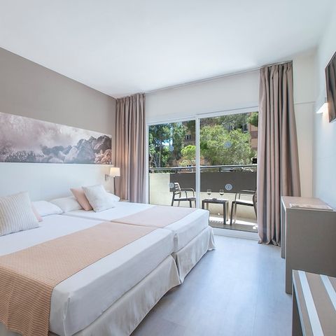 Chambre 3 personnes - Double - Lit d'appoint - Balcon