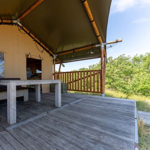 TENTE TOILE ET BOIS 4 personnes