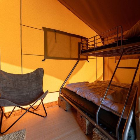 TENTE TOILE ET BOIS 4 personnes