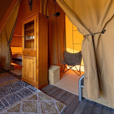 TENTE TOILE ET BOIS 4 personnes